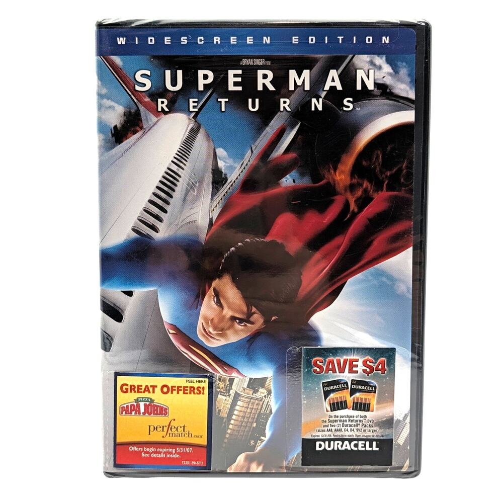 Superman Returns DVD Widescreen Edition Brand New Sealed Brandon Routh DC Movie